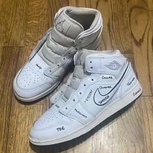 Nike Air Jordan 1 Mid Schematics Sneakers